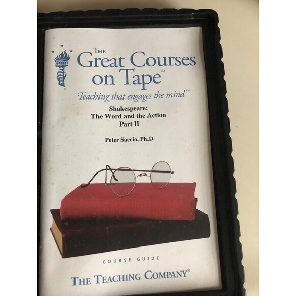 SHAKESPEARE: The Word and the Action Part I& II by Prof. Peter Saccio Vintage - Picture 7 of 8